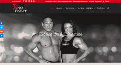 Desktop Screenshot of fitnessfactory.com.sg