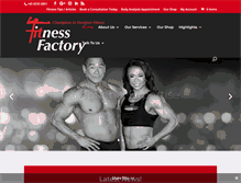 Tablet Screenshot of fitnessfactory.com.sg